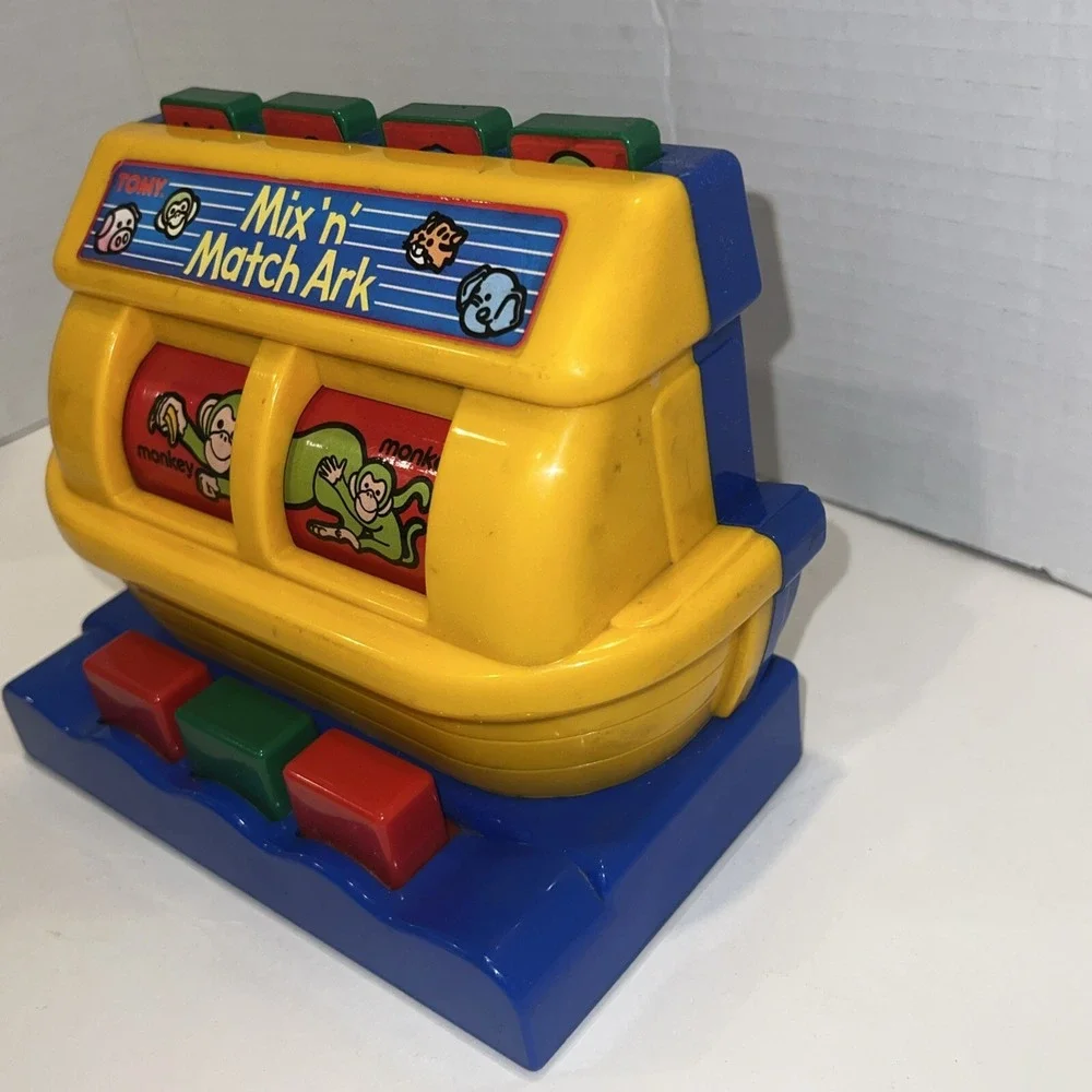 Mix and Match Ark Vintage‎ Game by Tomy Toddler Baby Sorting game 1989 VGC